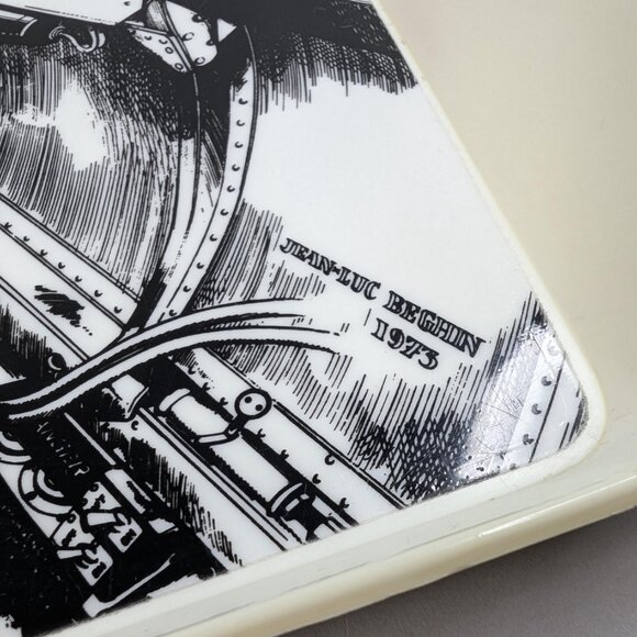 Vintage Jean-Luc Beghin Royal Canadian Air Force Cockpit Plastic Decorative Tray - Picture 10 of 10